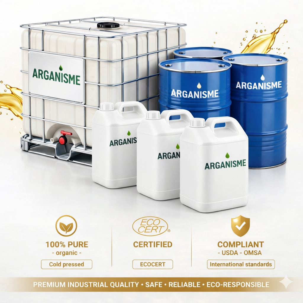 Arganisme Bulk Argan Oil Morocco Factory Supply