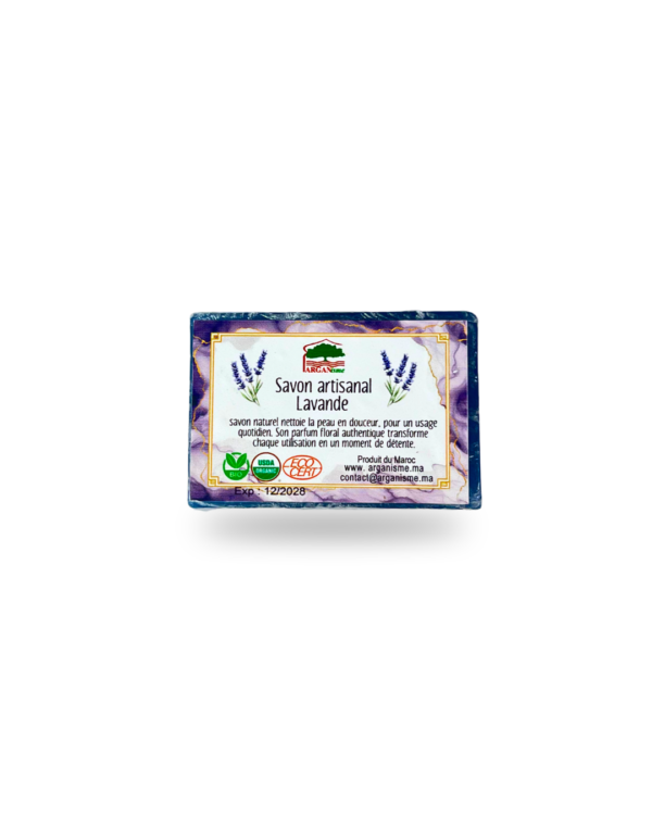 Savon artisanal à la lavande – savon marocain Arganisme