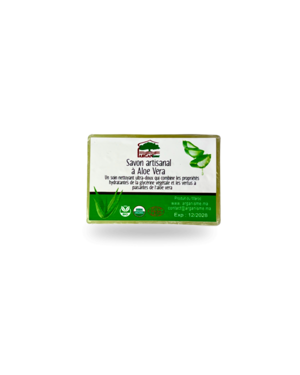 Savon artisanal à l’aloe vera et à l’huile d’argan par Arganisme
